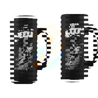 Bitcoin Trump To The Moon Donal Pump Taza de café - Regaloses