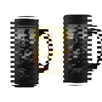 Black Mona Lisa African American Black History Month Coffee Mug - Monsterry