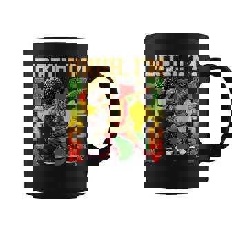 I Am Black History Dabbing Afro Boy Black History Month Coffee Mug | Mazezy