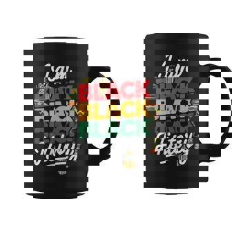 I Am Black History Proud Afro Melanin African American Coffee Mug | Mazezy