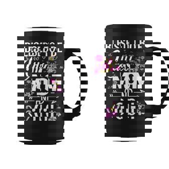 Blessed To Be Called Mom And Gigi Mother's Day Floral Women Coffee Mug - Seseable