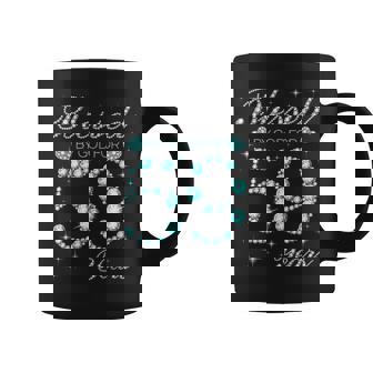 Blessed By God For 59 Years Old Woman 59th Birthday Graphic Print Coffee Mug - Monsterry