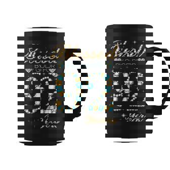 Blessed By God For 92 Years Old 92nd Birthday Party Cute Graphic Print Coffee Mug - Monsterry