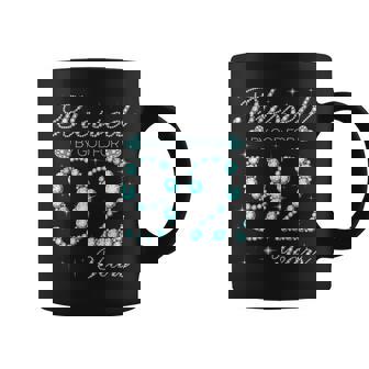 Blessed By God For 92 Years Old Woman 92nd Birthday Graphic Print Coffee Mug - Monsterry