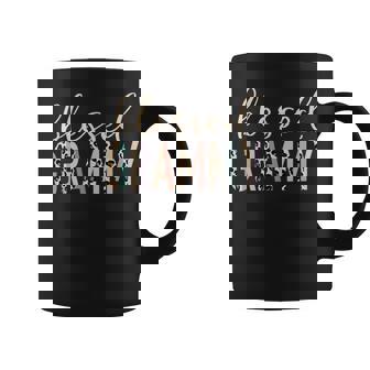 Blessed Grammy Cute Leopard Print Coffee Mug - Thegiftio UK