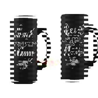 Blessed Mommy Cute Flower Mommy Coffee Mug | Mazezy