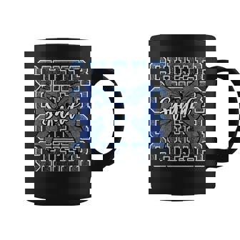 Blue Cheer Squad Sport Cheerleader Cheerleading Team Coffee Mug - Monsterry