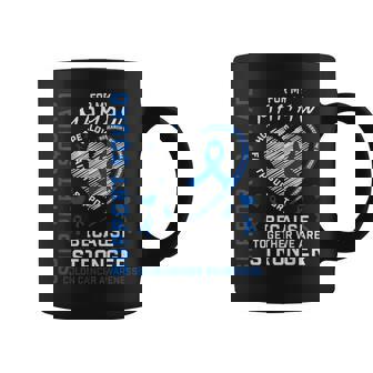 Blue Colon Cancer Awareness Mamaw Support Squad Colorectal Coffee Mug | Mazezy