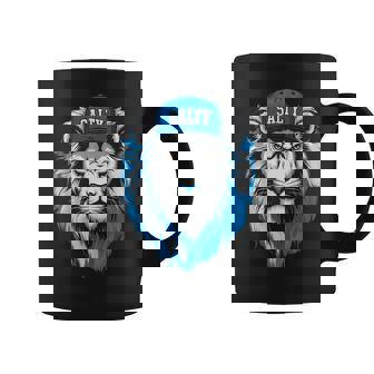 Blue Lions Salty Wearing Hat Salty Cool Lions Strong Lions Coffee Mug - Thegiftio