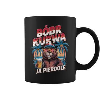 Bober Kurwa Meme Poland Beaver Costume Yes Pierdole Bóbr Kurwa Tassen - Geschenkecke