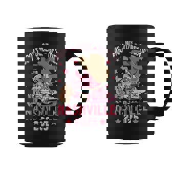 Boots Booze & Besties Nashville 2025 Girls Trip Drinking Coffee Mug - Seseable