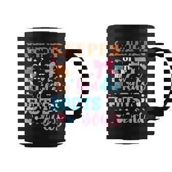 Boots Or Bows Gender Keeper Of The Gender Reveal Outfit Coffee Mug - Seseable