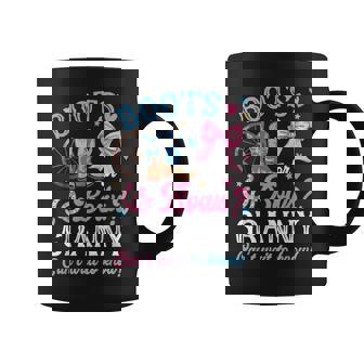 Boots Or Bows Gender Reveal Decorations Granny Loves You Graphic Print Coffee Mug - Monsterry