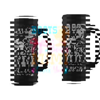 Boots Or Bows Western Gender Reveal Mimi Loves You Graphic Print Coffee Mug - Monsterry