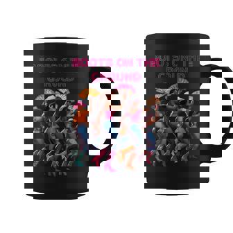 Boots On The Ground Line Dancing Queens Black Group Dance Coffee Mug - Thegiftio