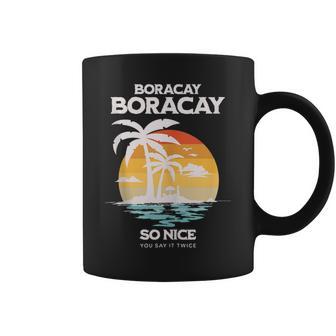 Boracay Philippines Island Vacation Beach Visayas Filipino Tank Top Graphic Print Coffee Mug - Monsterry