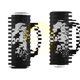 Boston Terrier Witch Pumpkin Halloween Costume Graphic Print Coffee Mug - Monsterry