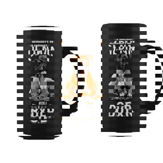 Boxer Dog Breed Pet Never Underestimate An Old Man Coffee Mug - Monsterry