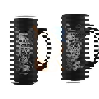 My Boy Might Not Always Swing But I Do Baseball Mom Coffee Mug - Thegiftio