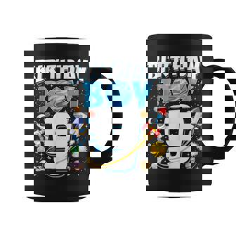 Boys 9Th Birthday Astronaut Space Planets Nine Years Old Coffee Mug - Seseable