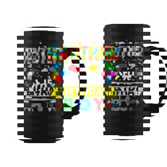 Brother Of The Birthday Boy Master Builder Blocks Building Coffee Mug | Seseable UK