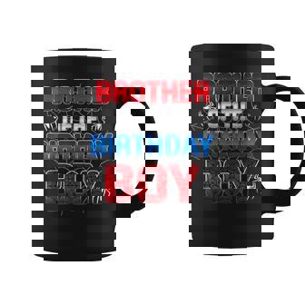 Brother Of The Birthday Boy Matching Spider Family Party Coffee Mug | Mazezy