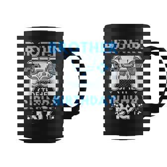Brother Of The Birthday Boy Matching Video Gamer Birthday Coffee Mug | Seseable UK