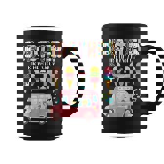 Brother Birthday Crew Ice Cream Truck Bday Ice Cream Party Taza de café - Regaloses