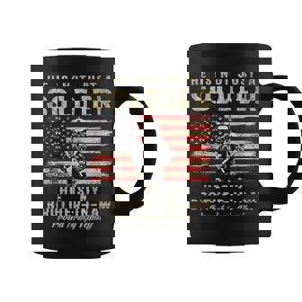 Brother In Law Proud Army Military Soldier Family Memorial Graphic Print Coffee Mug - Monsterry