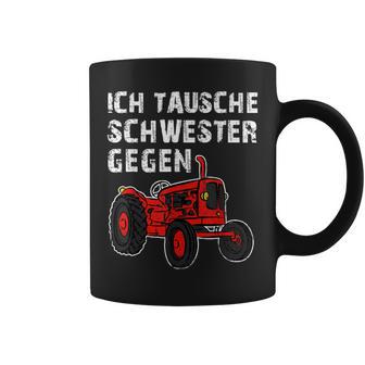 With Brother Siblings Family Tractor Stolzer Bruder Tassen - Geschenkecke