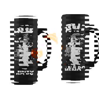 Bruh Ghost Halloween Shirt Boo Pumpkin Boys Kids Toddler Graphic Print Coffee Mug - Monsterry