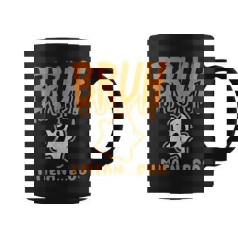Bruh Halloween Ghost Boo Kids Boys Youth School Party Graphic Print Coffee Mug - Monsterry