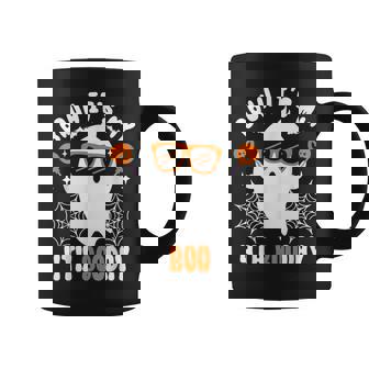 Bruh It's My 4th Boo Day Halloween Ghost Boo Birthday Graphic Print Coffee Mug - Monsterry