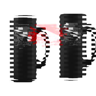 Buceo Buceo Abajo Bandera Impresionante Marine Diver Buceo Regalo Taza de café - Regaloses