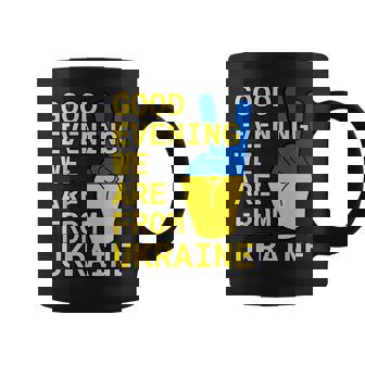Buenas Noches Somos De Ucrania Ucraniano Patriótico Taza de café - Regaloses