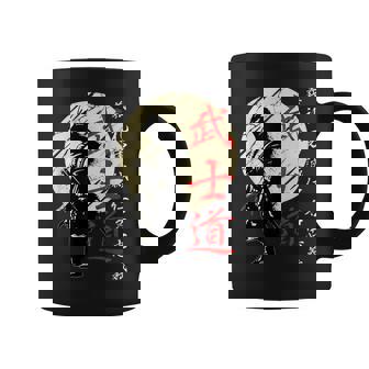 Bushido Code Samouraï Guerrier Japonais Kanji Tasse - Cadeauxyz