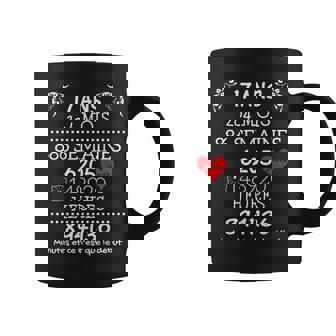 Cadeau D'anniversaire De Mariage Pour Couple 17 Ans Tasse - Cadeauxyz