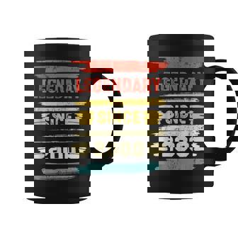 Cadeau D'anniversaire Rétro –Intage Legendary Since 2000 Tasse - Cadeauxyz