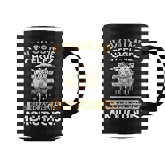 Cadeau Humour Mouton Ferme Animaux Éleveur Agriculteur Homme Tasse - Cadeauxyz