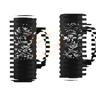 Calico Jack Sword Pirate Flag Jolly Roger Graphic Tank Top Graphic Print Coffee Mug - Monsterry