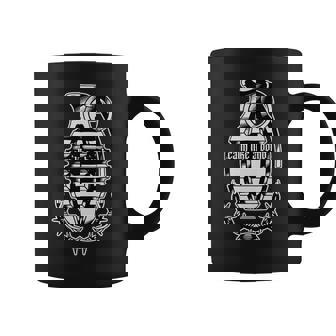 Calm Like a Bomb Cool Aesthetic Urban Style Artistic Goth Premium Graphic Print Coffee Mug - Monsterry
