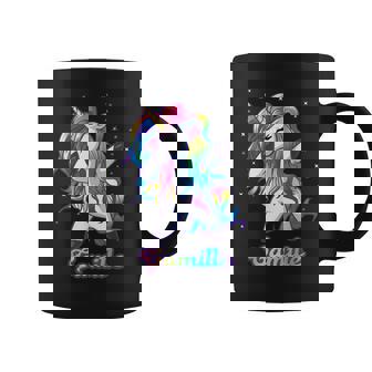 Camille Dabbing Licorne Arc-En-Ciel Nom Personnalisé Tasse - Cadeauxyz