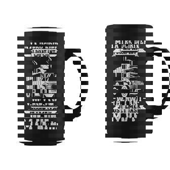 Camionero Marido Pregúntale A Mi Esposa Camionero Taza de café - Regaloses