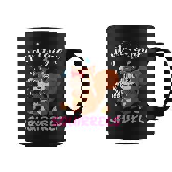 Camisa De Ardilla Para Niñas Just A Girl Who Loves Squirrels Taza de café - Regaloses
