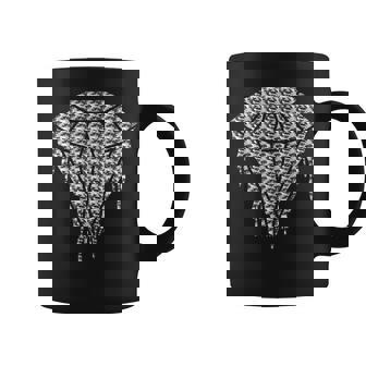 Camo Melting Crying Diamond Graphic Print Coffee Mug - Monsterry