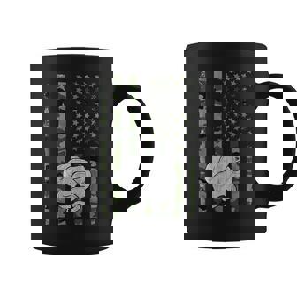 Camouflage Western Hognose American Flag Hognose Snake Graphic Print Coffee Mug - Monsterry