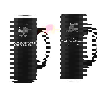 Candy Cane Queen Festive Sloth Holiday Graphic Print Coffee Mug - Monsterry