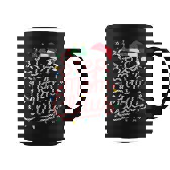 Candy Canes Step Mom Claus Santa Hat Christmas Womens Graphic Print Coffee Mug - Monsterry