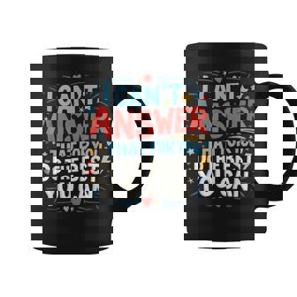 I Can't Answer That For You Staar Test Teacher Testing Day Coffee Mug - Seseable