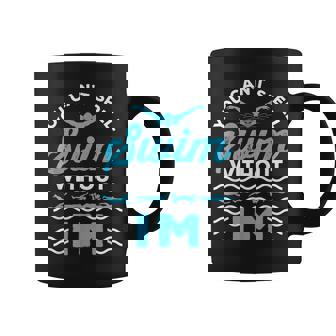 You Can't Spell Swim Without IM Swimmer Swimming Medley Graphic Print Coffee Mug - Monsterry